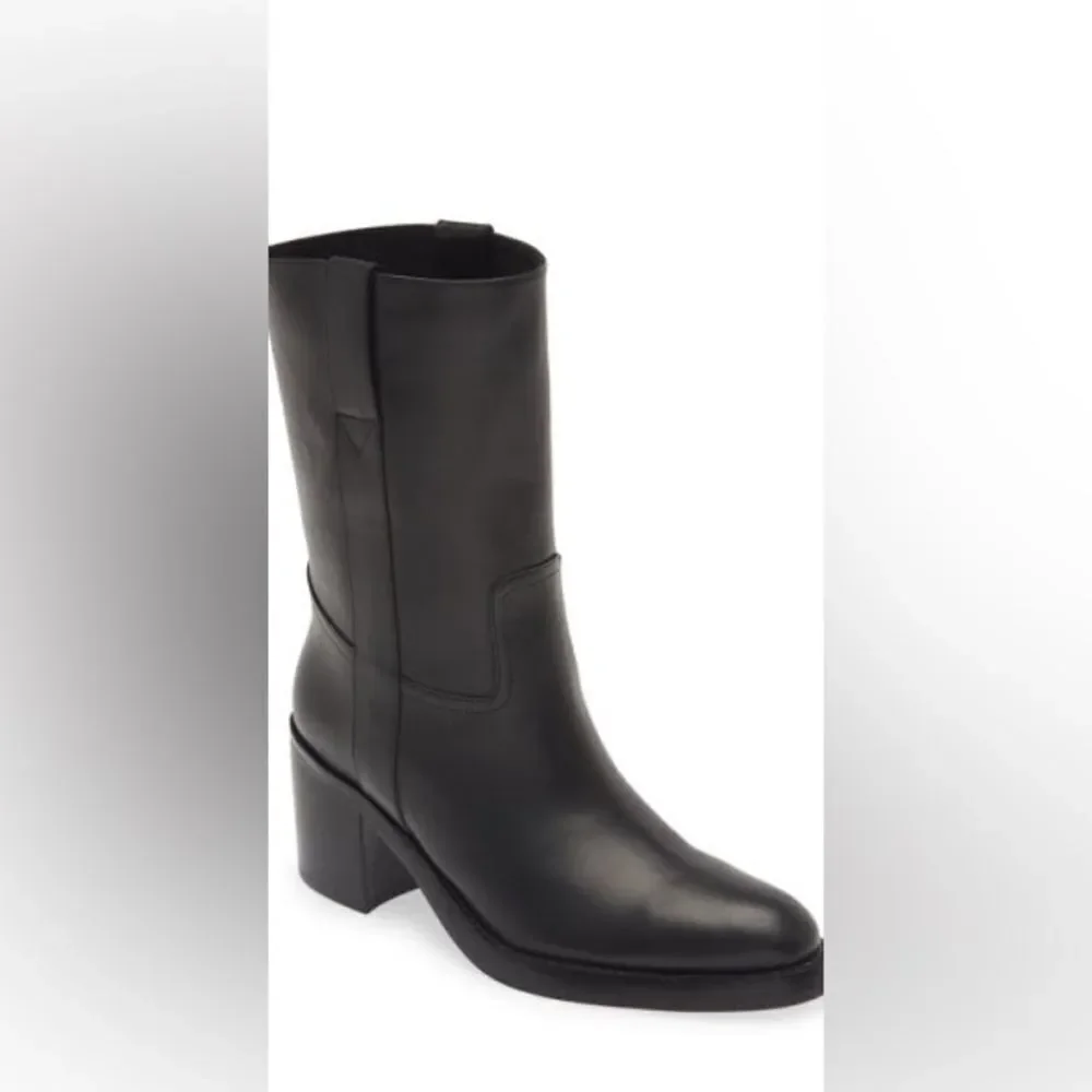 Jeffrey Campbell Desert Western Boot in Black Natural 6.5
